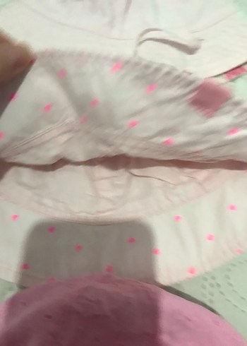 1-2 Yaş, 19 cm Beden çeşitli Renk Kız Çocukları İçin Dantel Detaylı Pembe Şapkalar