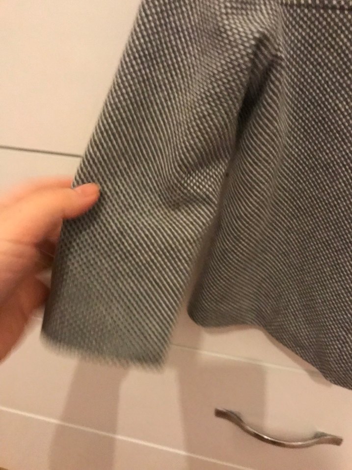 Düğmeli Gri Kız Çocuk Ceket - Görsel 5