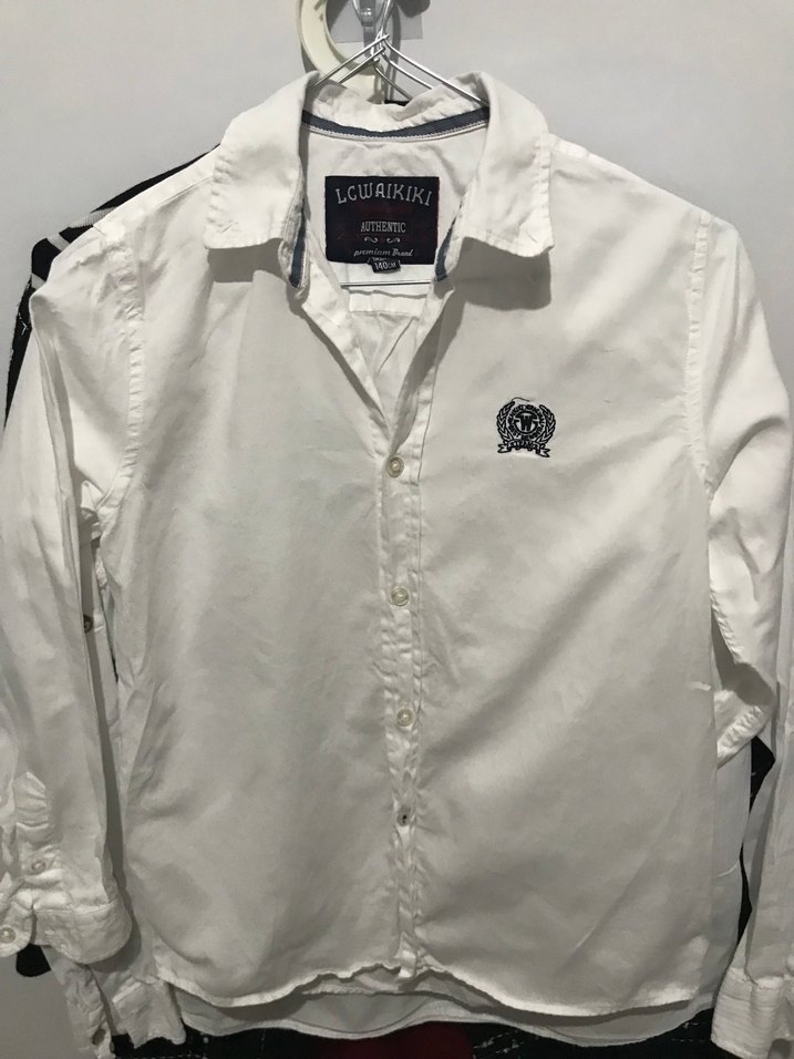 LC Waikiki Beyaz Erkek çocuk Gömlek - Görsel 2