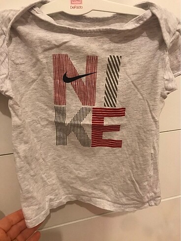 12-18 Ay Beden gri Renk Nike tshirt