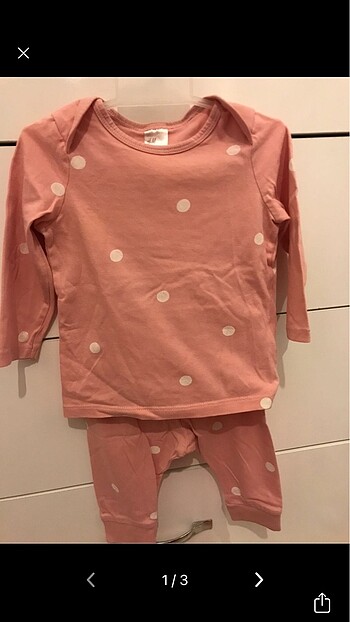 6 Ay Beden H&M alt üst takım