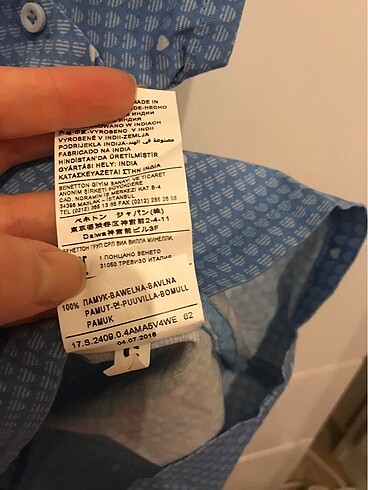 3-6 Ay Beden Benetton elbise