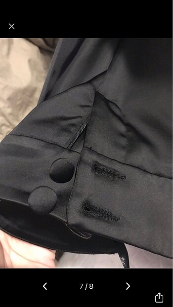 Zara Purlin saten pantolon