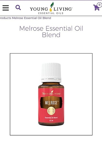 MELROSE Uçucu Esansiyel Aromaterapi Karışım Yağı