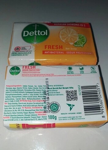 DETTOL Antibakteriyel Katı Sabun Fresh 100 gram