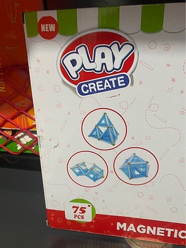  Beden Play Create Mıknatıslı Bloklar