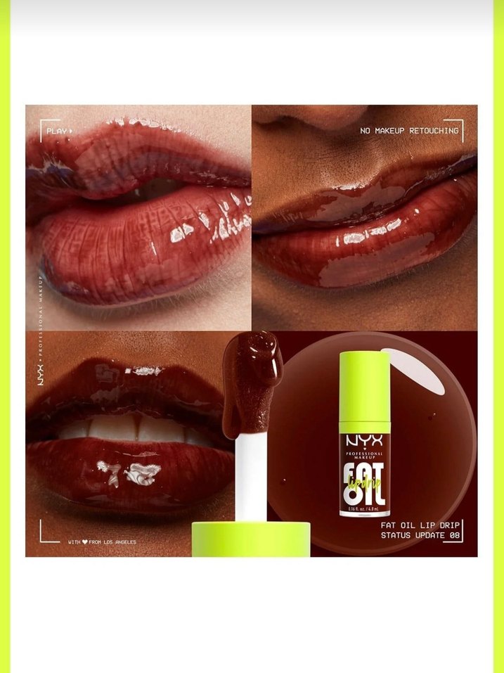 NYX Vegan Parlatıcı Dudak Yağı - Koyu Kahverengi - Görsel 2