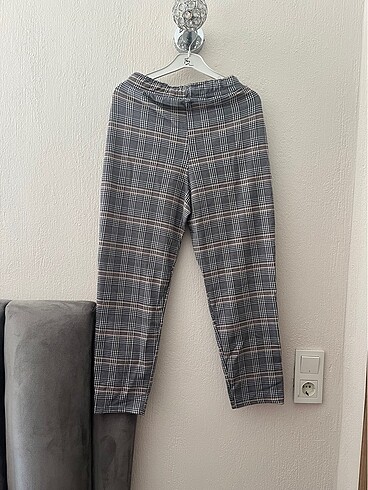 Mango Ekoseli Pantolon