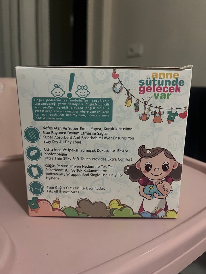 Dodo Baby Beyaz Göğüs Pedi 50'li - Görsel 2