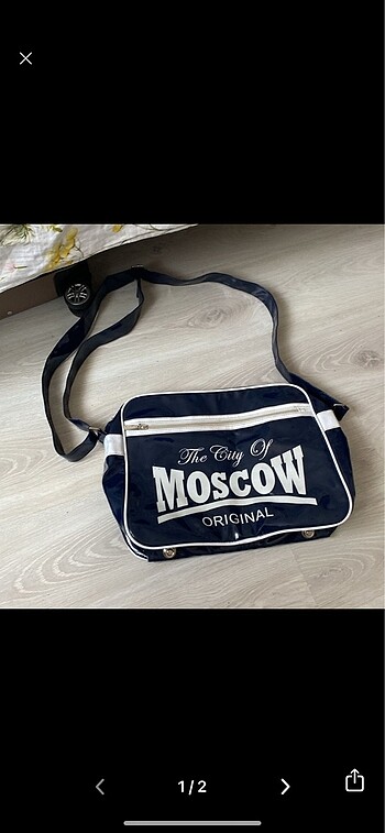 Robin Ruth Moscow yazılı çanta