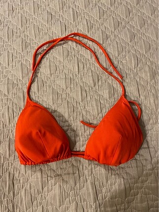 H&M Kırmızı ayarlanabilir üçgen bikini üstü