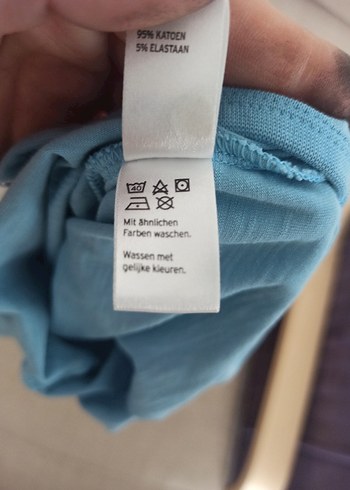 Mavi Pamuklu Uzun Kollu Bebek Body topomini - Görsel 4