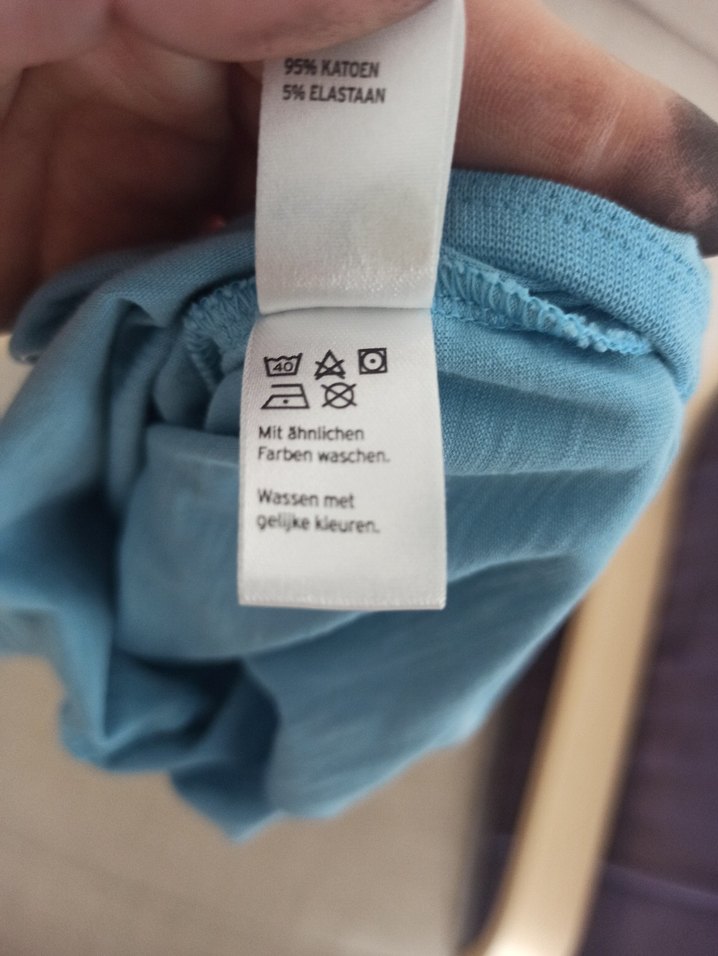 Mavi Pamuklu Uzun Kollu Bebek Body topomini - Görsel 4