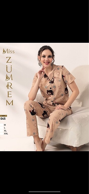 Bear pijama takımı
