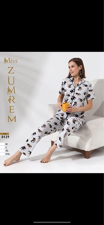 Pijama takımı panda ????