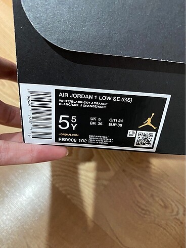 38 Beden çeşitli Renk Air Jordan 1 Low SE