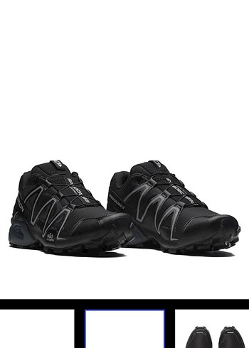 Gri Bağcıklı Salomon Erkek Outdoor Spor Ayakkabı speedcross.no46 - Görsel 4