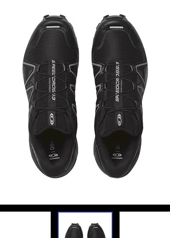 Gri Bağcıklı Salomon Erkek Outdoor Spor Ayakkabı speedcross.no46 - Görsel 2