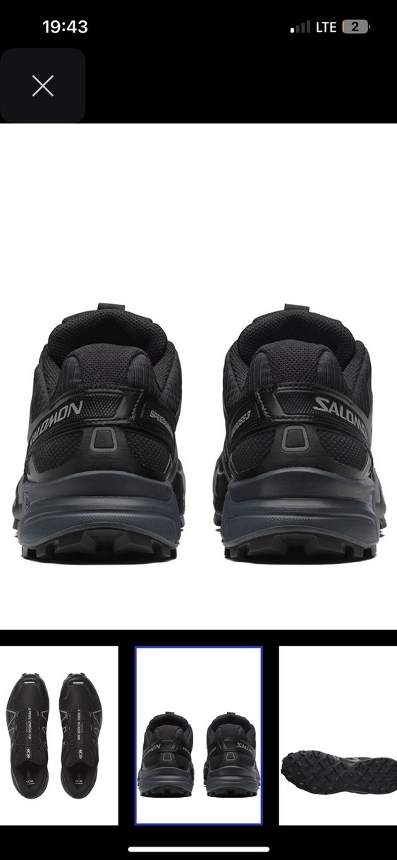 Gri Bağcıklı Salomon Erkek Outdoor Spor Ayakkabı speedcross.no46 - Görsel 3