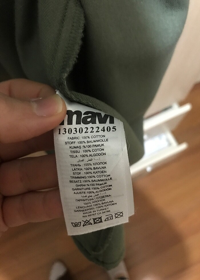 Mavi marka xl gomlek belden bağlamalı - Görsel 3