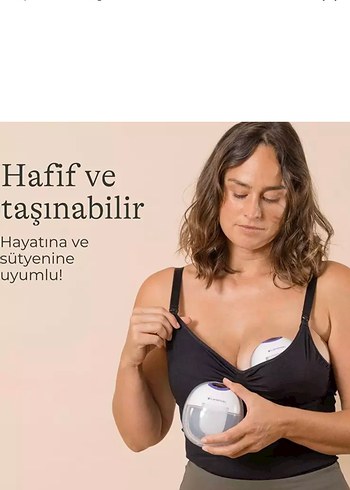 Beden Lansinoh Tekli Giyilebilir Göğüs Pompası Beyaz