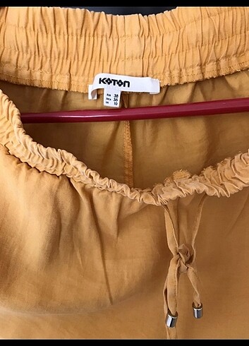 m Beden camel Renk Koton yazlık pantolon 