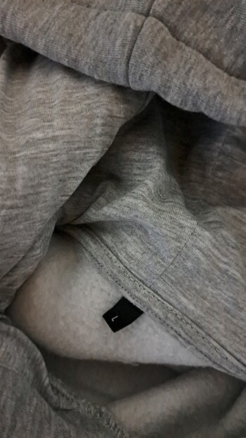 içi yünlü sırt baskılı sweatshirt - Görsel 3