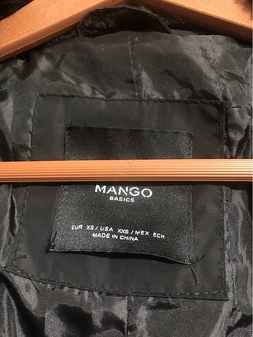 xs Beden MANGO KÜRKLÜ MONT