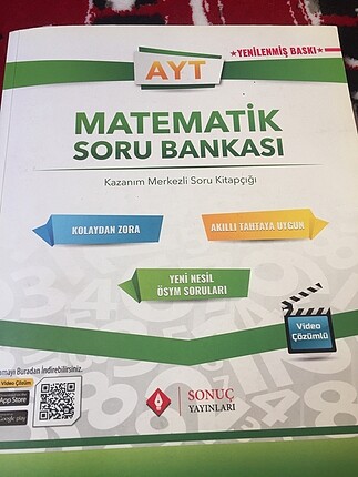 SONUÇ YAYINLARI AYT MATEMATİK SORU BANKASI