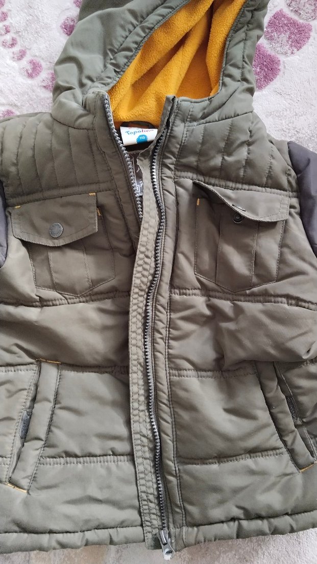 Kürklü polarlı Çocuk Mont - Görsel 4