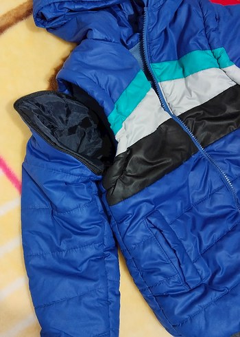 Erkek çocuk polarlı mont yelek - Görsel 4