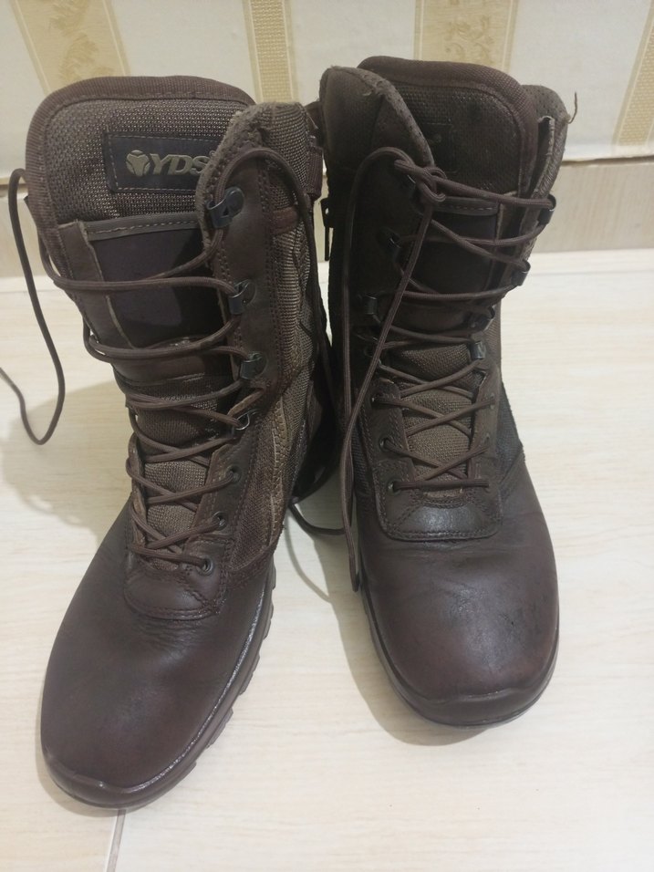 Kahverengi Deri Erkek Botları Tokalı - Görsel 4