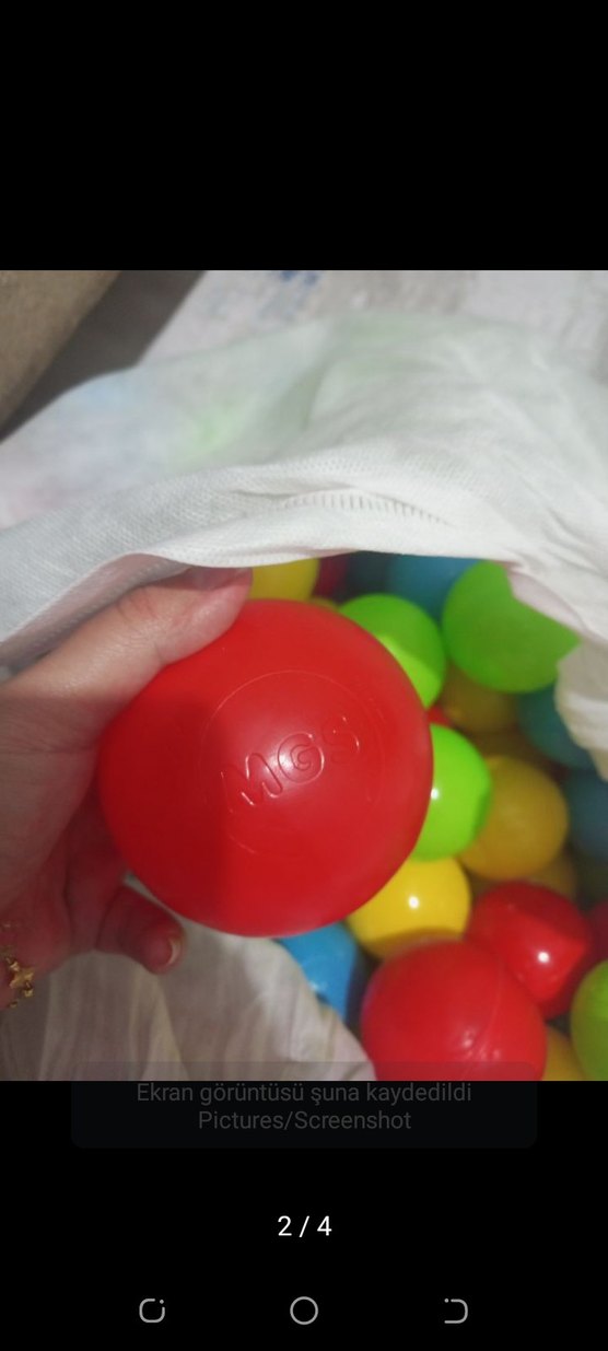Renkli Plastik Oyun Topları - Görsel 2