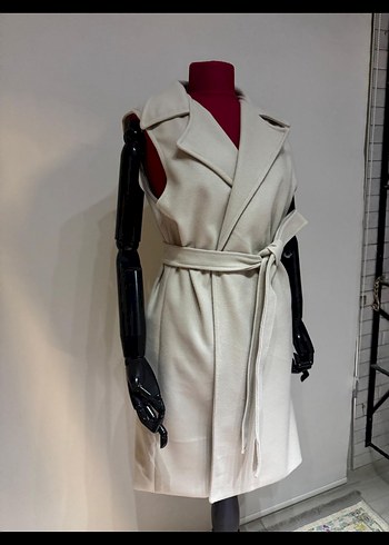 Bej Kemerli Uzun Kollu Kaban - Görsel 3