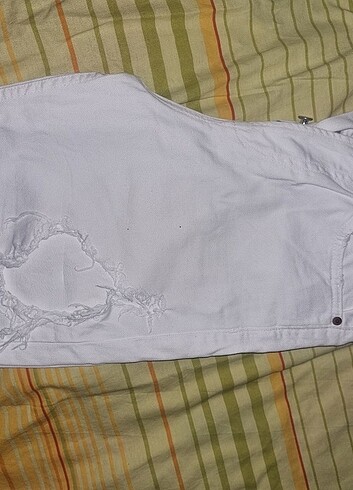 34 Beden beyaz Renk Zara kot pantolon 