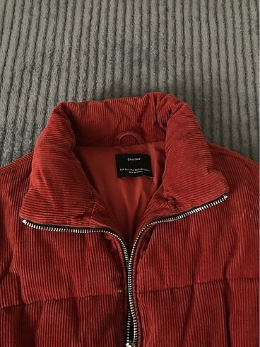 xs Beden Bershka kiremit rengi mont