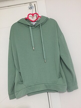 su yeşili hoodie