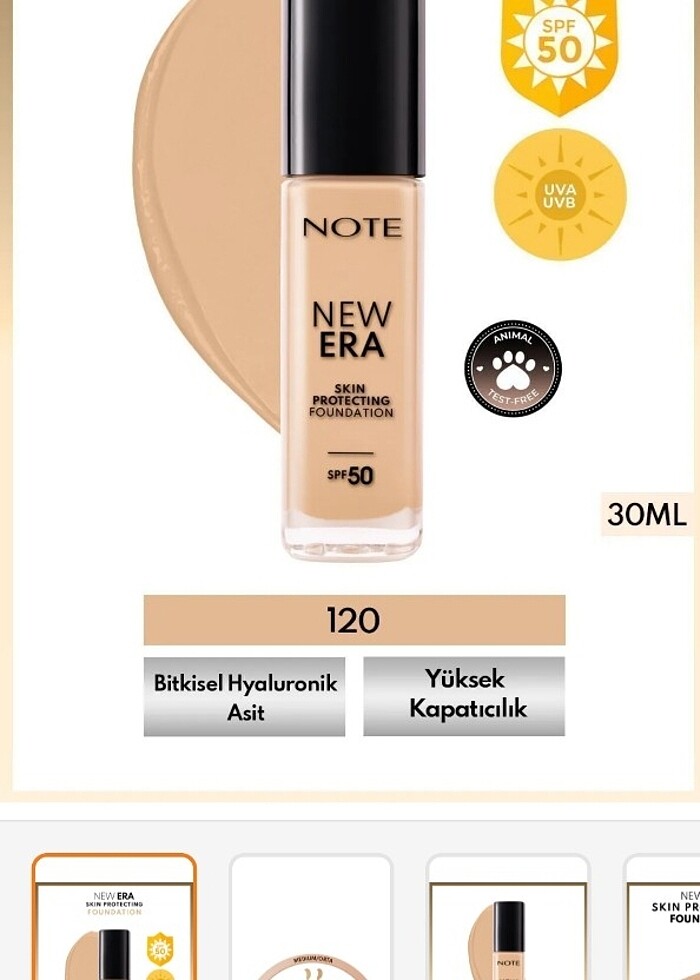 Note New Era Fondöten  - Görsel 2