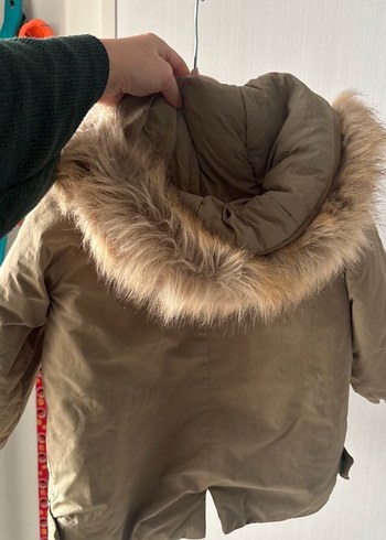 Çocuk Kürklü Rahat Mont - Görsel 4