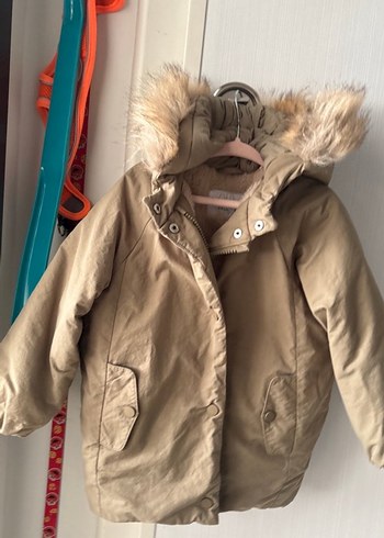 Çocuk Kürklü Rahat Mont - Görsel 3