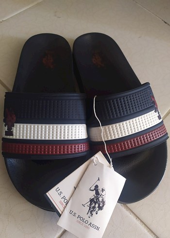 U.S. Polo Assn. Erkek Terlik Çok Renkli Velcro