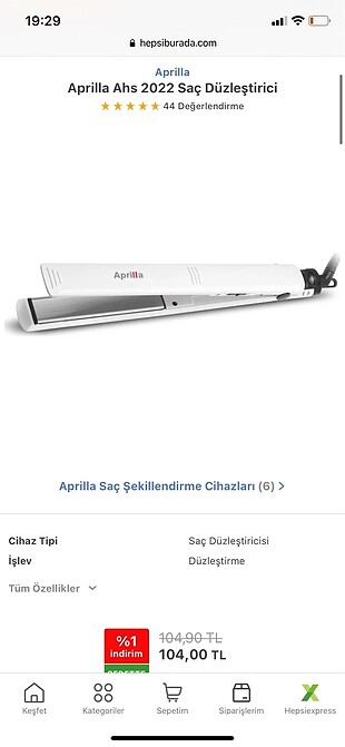 Saç düzleştirici