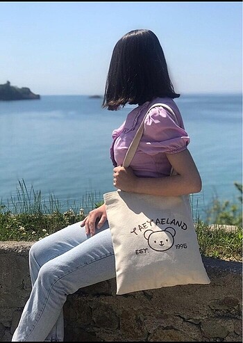 Diğer Bts V Tae Bez KANVAS Çanta
