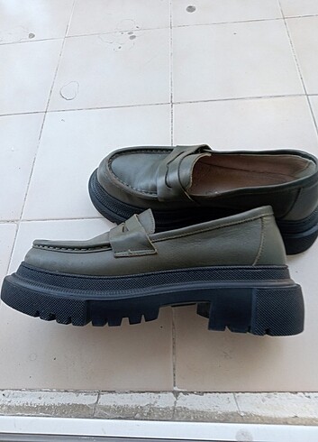 fairycore vintage kalın platform loafer