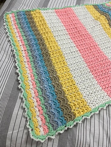 Yenidoğan Beden bebek battaniyesi-alt açma yeni örgü unisex
