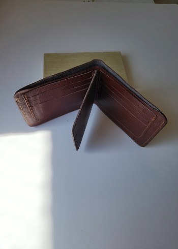El Yapımı Hakiki Deri Erkek Cüzdan - Görsel 2
