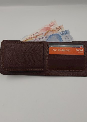 El Yapımı Hakiki Deri Erkek Cüzdan - Görsel 7