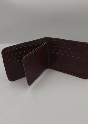 El Yapımı Hakiki Deri Erkek Cüzdan - Görsel 3