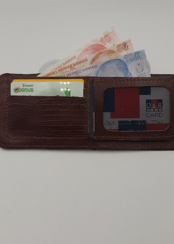 El Yapımı Hakiki Deri Erkek Cüzdan - Görsel 8