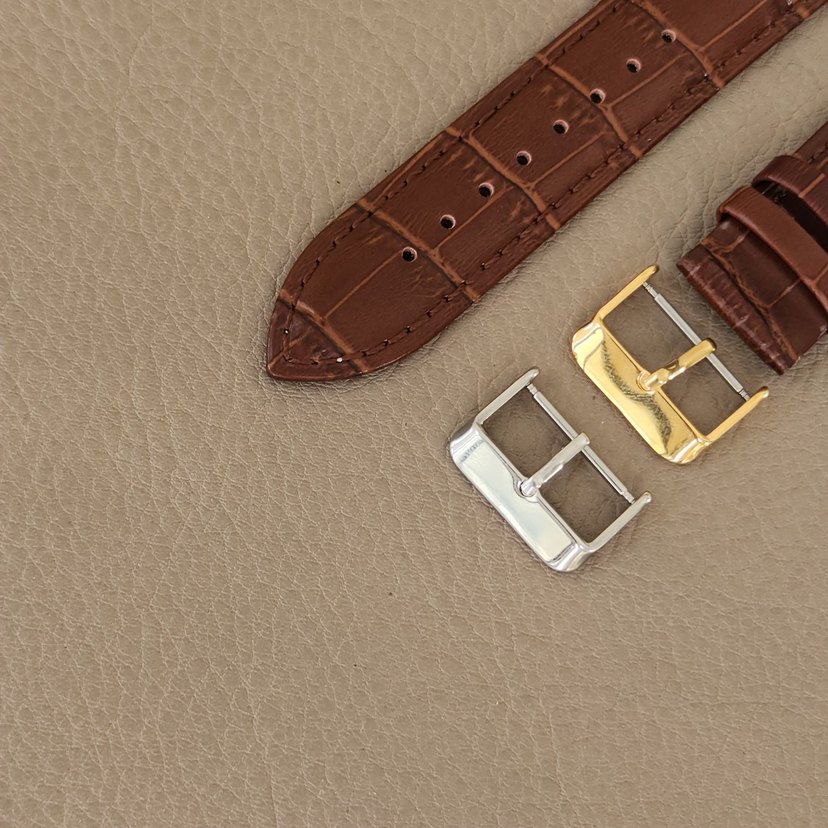 22mm Kahverengi Erkek Saat Kayışı - Görsel 3